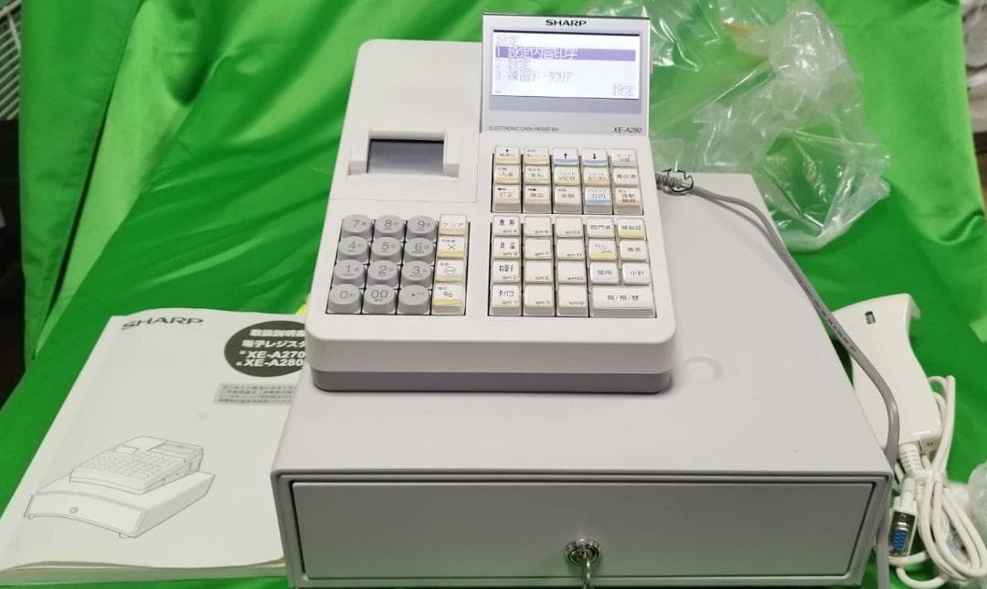 SHARP シャープ XE-A280 電子レジスター 美品 シャープ XE-A280 ダイヤ事務機