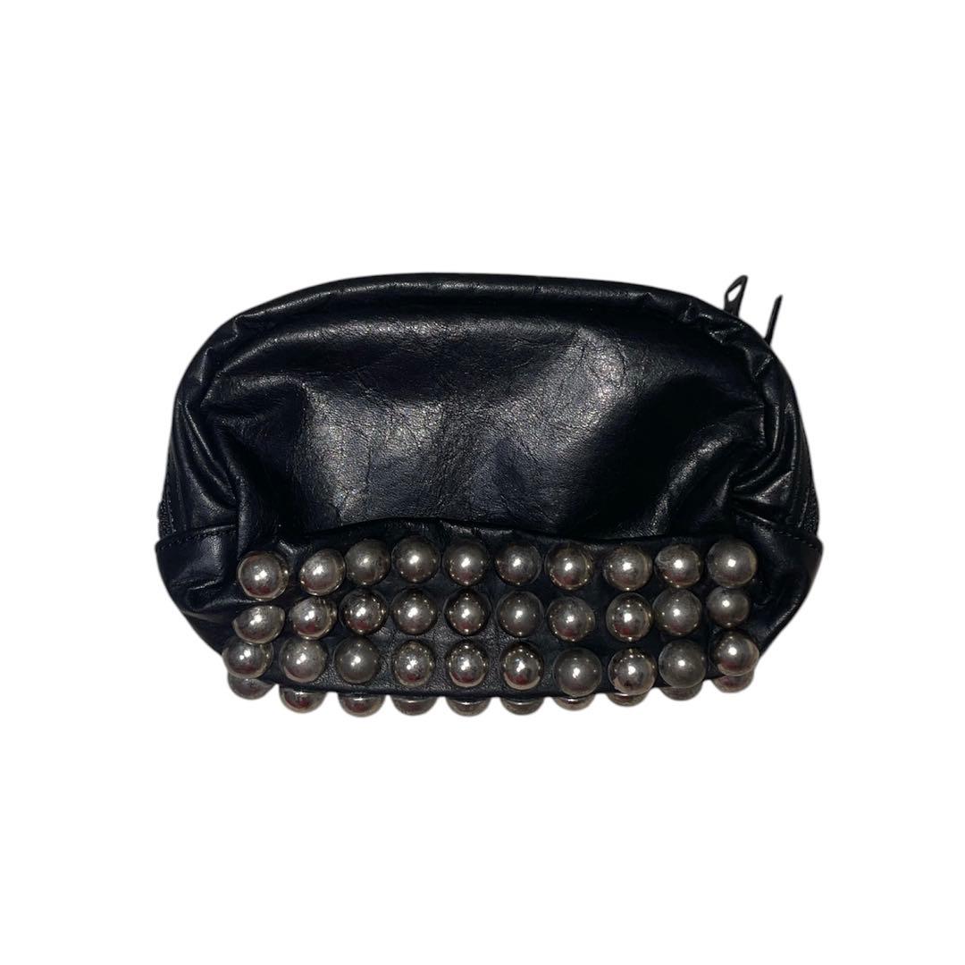 【LGB】L STUDS LEATHER POACHE BEDROCK