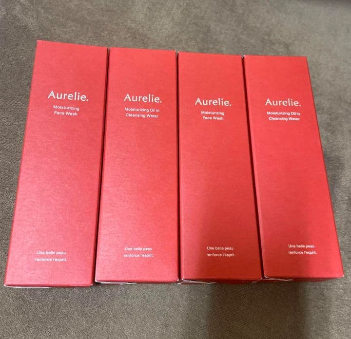 Aurelie. 保湿クレンジングオイル・フェイスウォッシュの4本セット