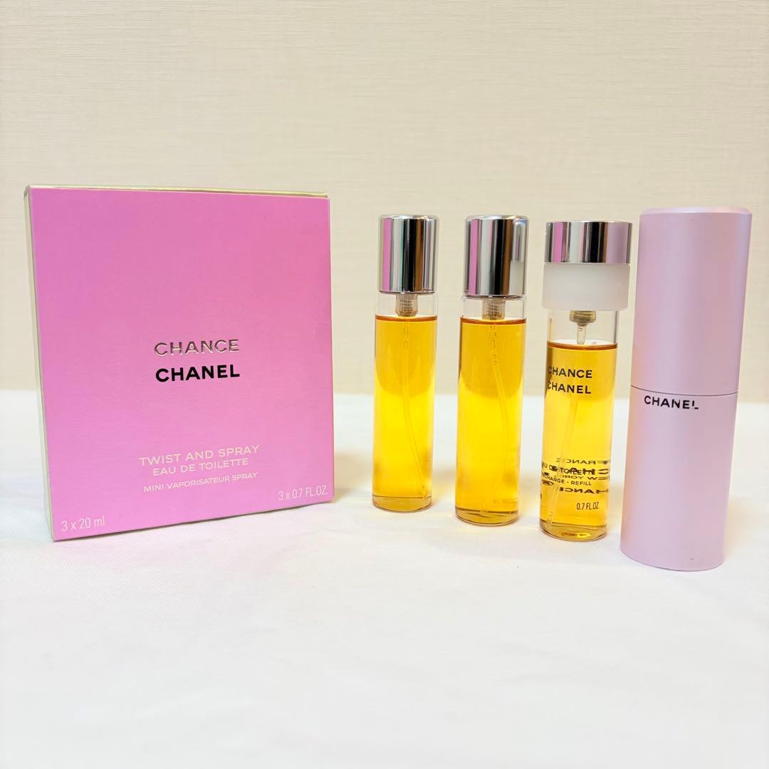 シャネル　チャンス　ツイスト&スプレー　香水　本体　＋　20ml ３本セット