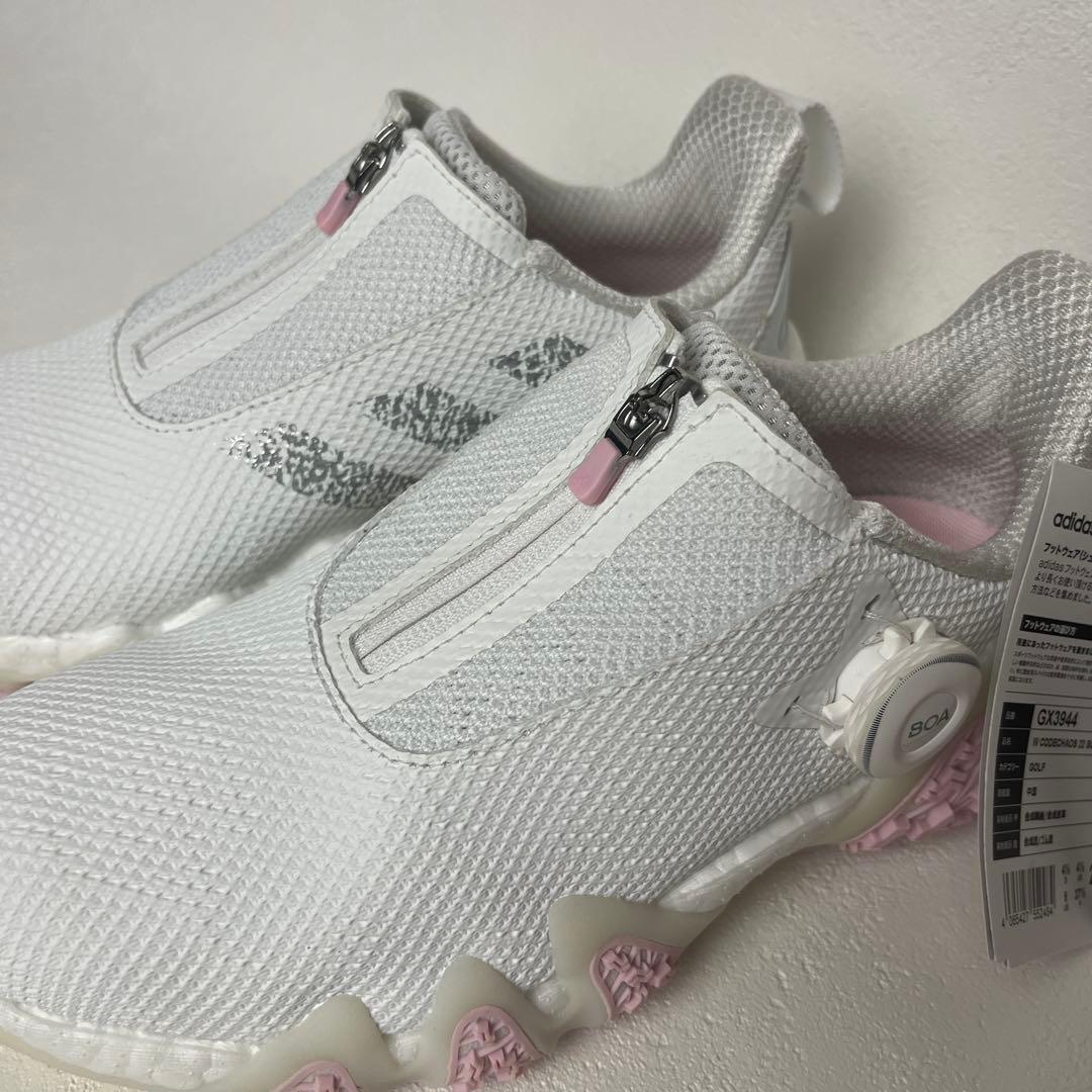 ●未使用品　アディダス　ゴルフシューズ　靴　ボア　ダイヤル　コードカオス