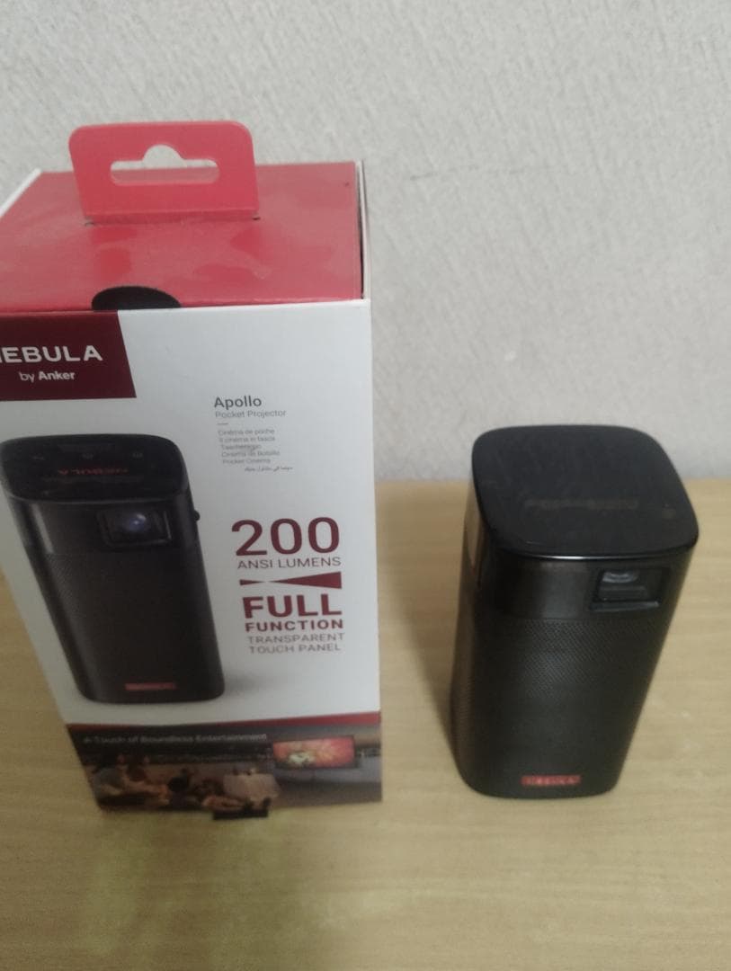 み*パ様 Nebula Apollo プロジェクター 200 ANSIルーメン Amazon.co.jp: Anker Nebula (ネビュラ) DLP HDMI usb Apollo（Android