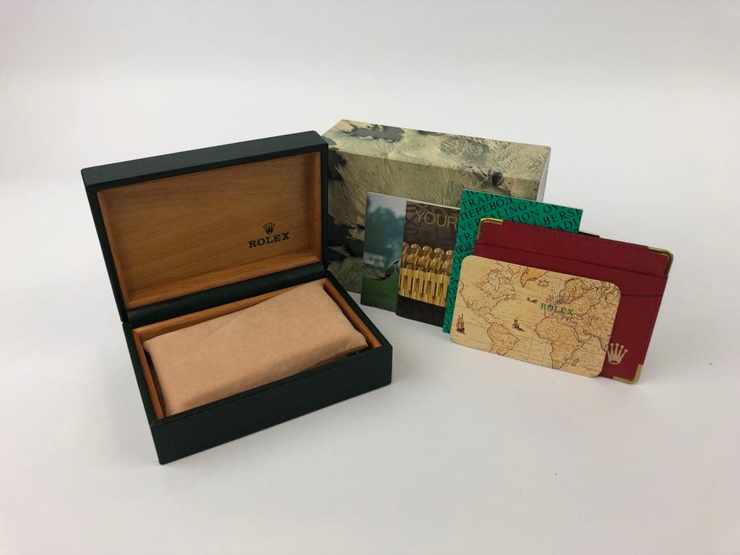 f*y様 ロレックス　空き箱　外箱　内箱　小冊子　カードケース　カレンダー　グリ