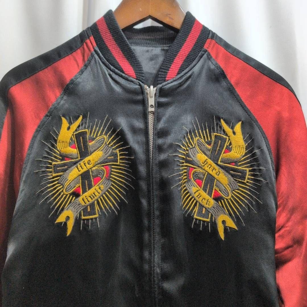 JUNK STAR ジャンクスター レーヨン 刺繍 スカジャン M - メルカリ