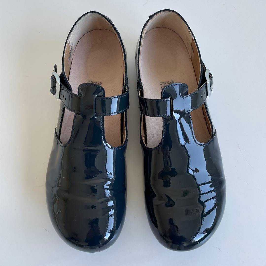 ビルケンシュトックBIRKENSTOCK TICKEL ネイビーTストラップ38