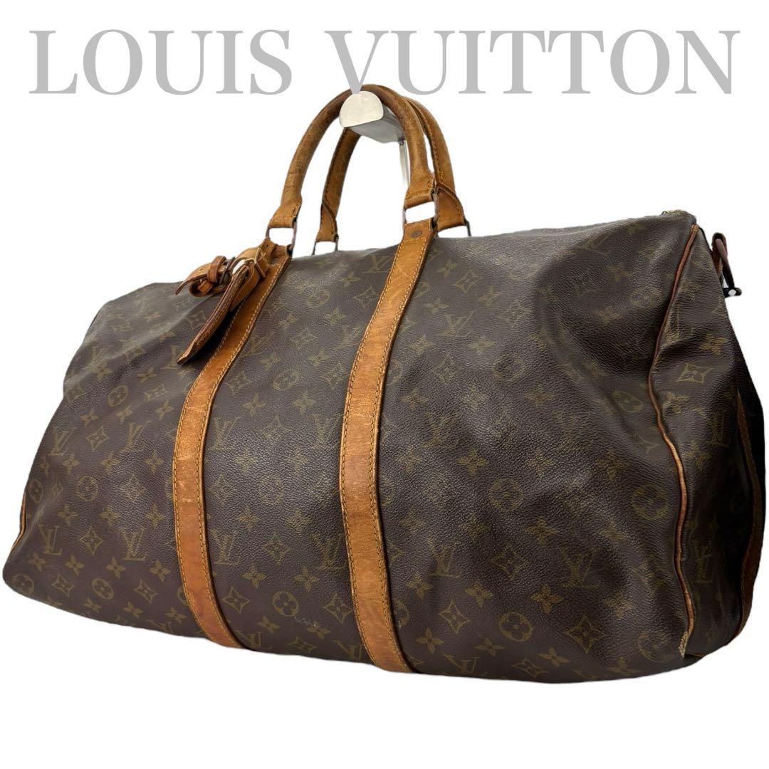 【美品】キーポル 50 モノグラム ルイヴィトン ボストンバッグ　428