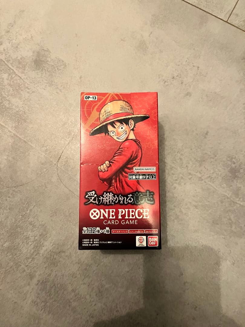 ONE PIECE CARD テープ有　受け継がれる 受け継がれる意志 ワンピースカードゲーム 1BOX テープあり｜Yahoo