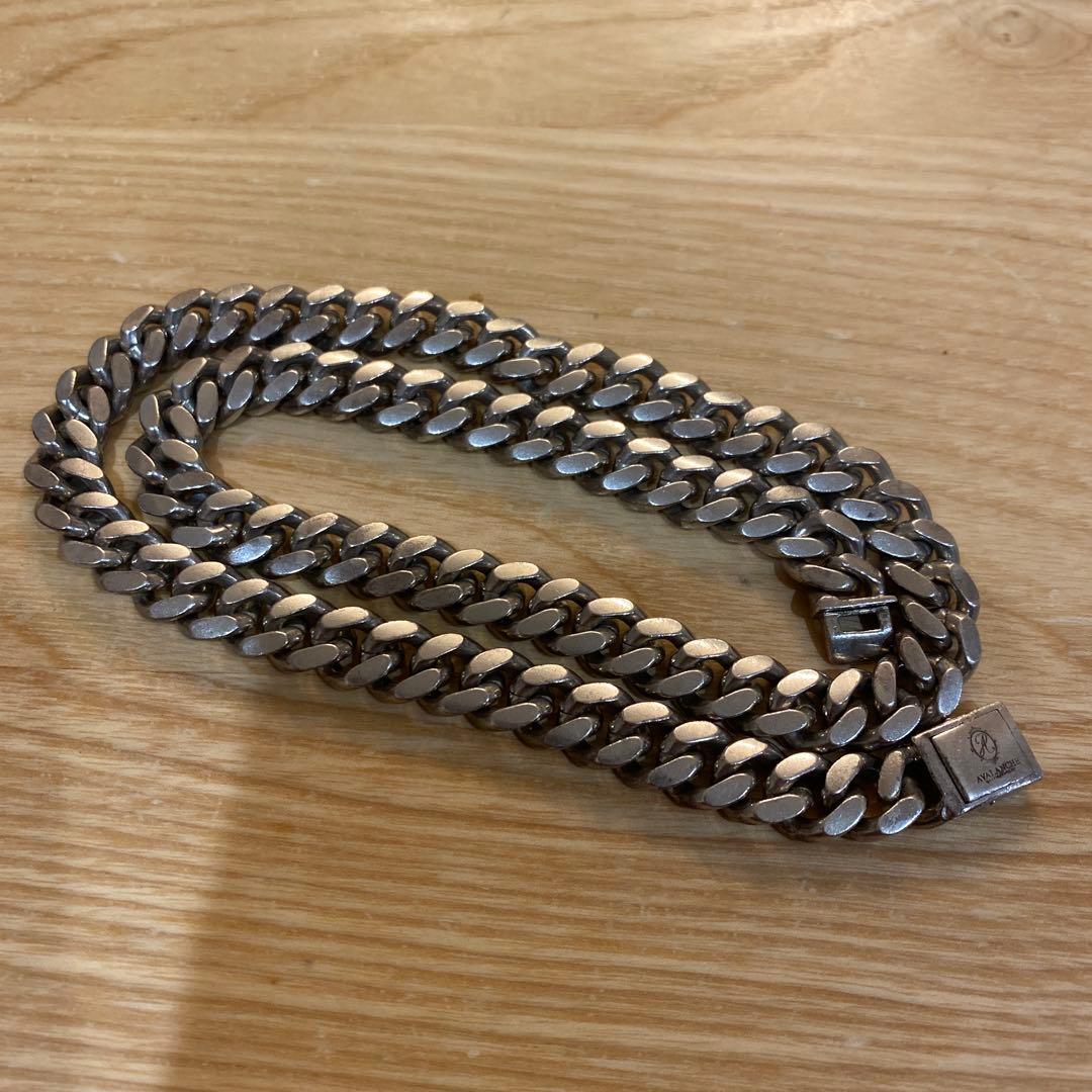 アブァランチ　silver シルバー925 喜平　ネックレス　約90グラム