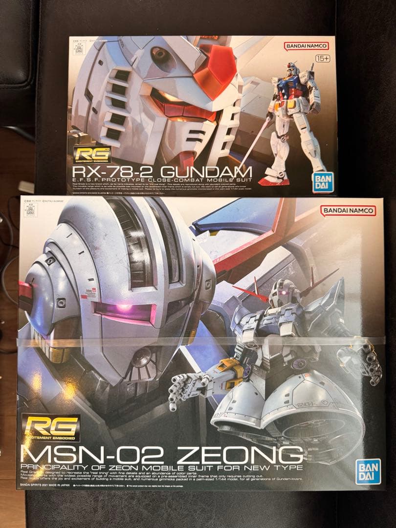 【新品】RG MSN-02 ジオング & RX-78-2 ガンダム 2組セット 2025年5月予約】【送料無料対象外】1/144 RG MSN-02 ジオング 「機動