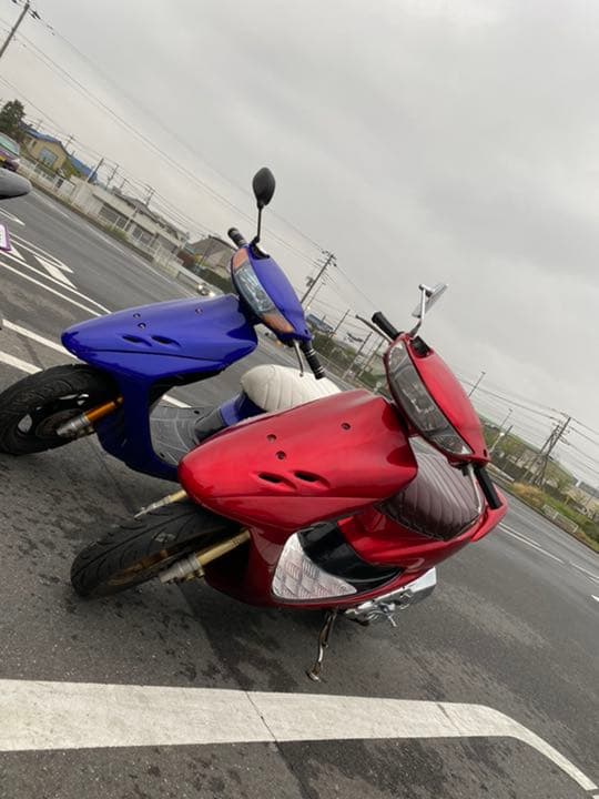 ライブディオzx 赤 ストア