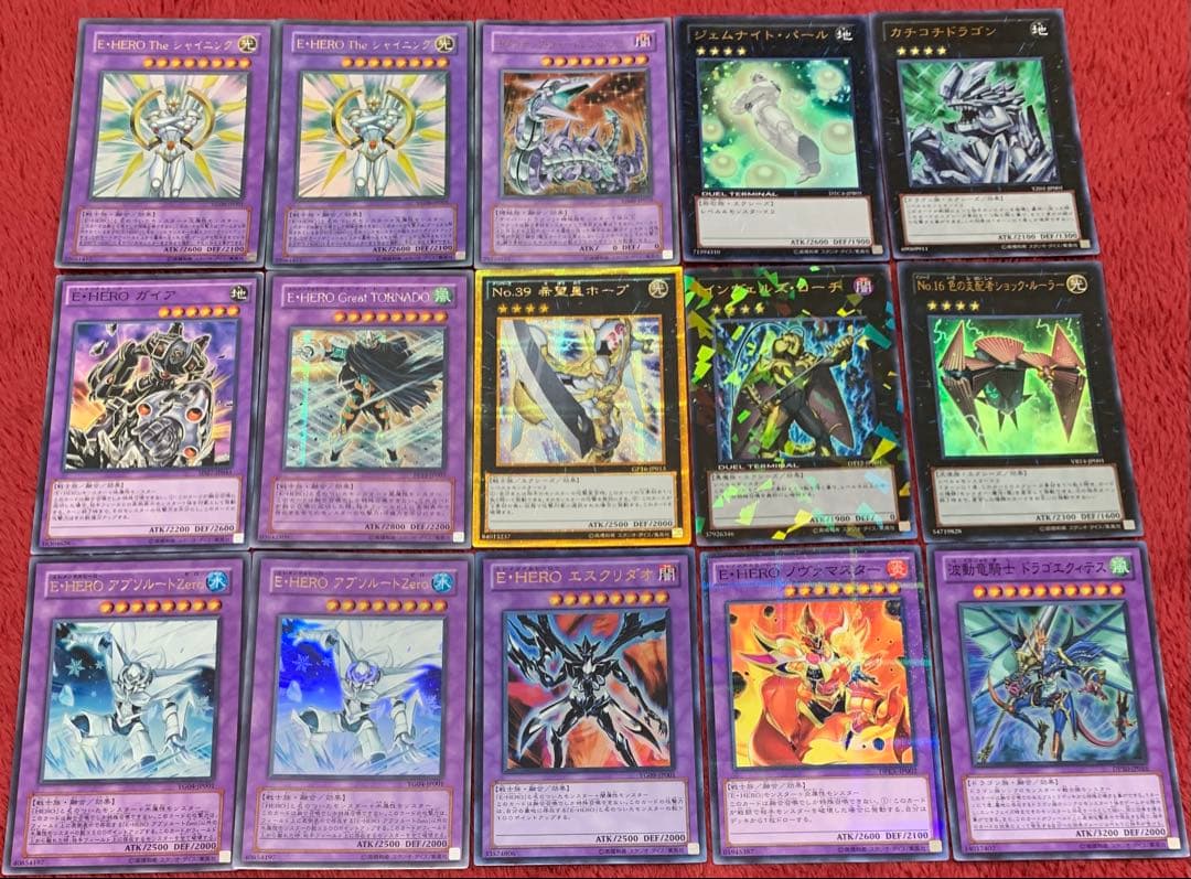 遊戯王 本格構築HEROビートデッキ40枚＋E X15枚＋α - メルカリ
