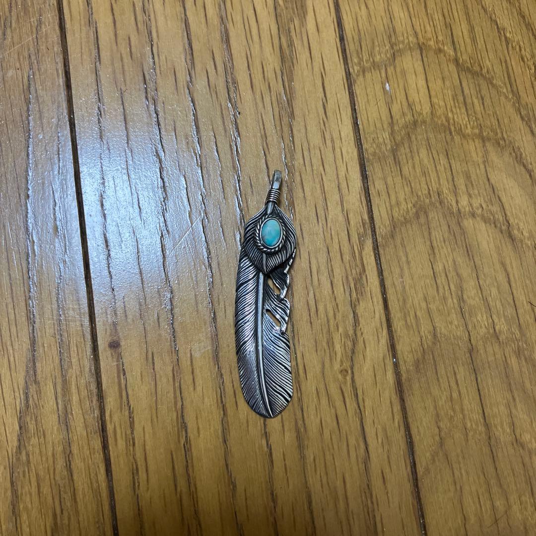 TADY &KING フェザーネックレス　ターコイズ