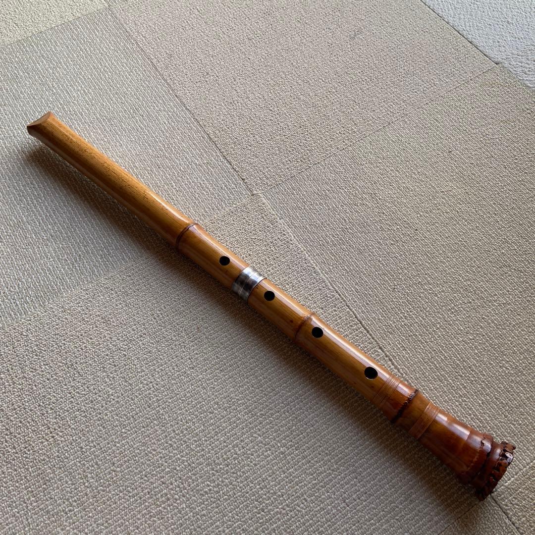 174 尺八　ニ尺一寸管　銘竹風ニ印