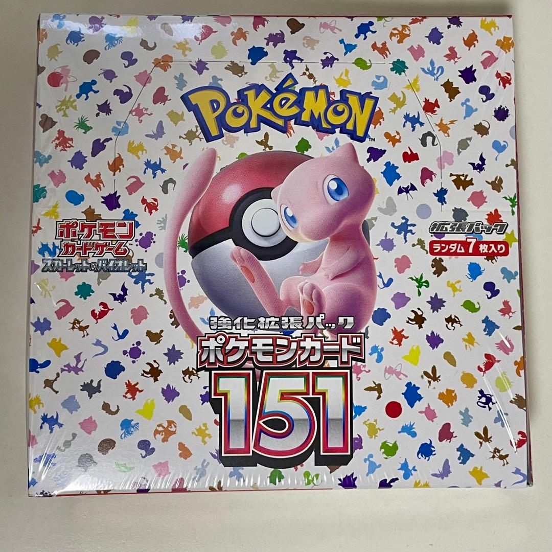 ポケモンカードゲーム 「ポケモンカード151」BOX シュリンク付き