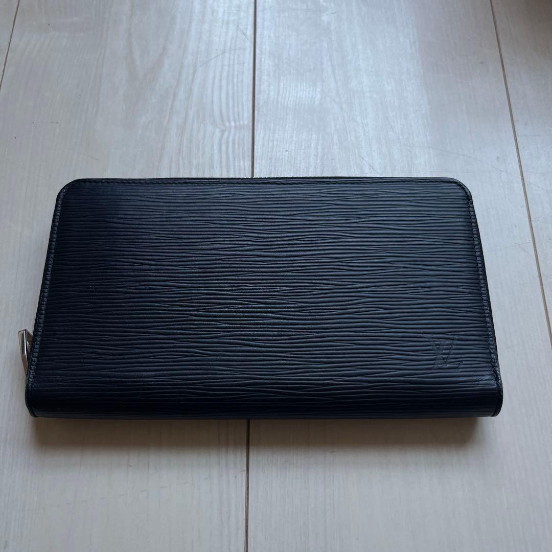 【美品】Louis Vuitton ブラック 長財布