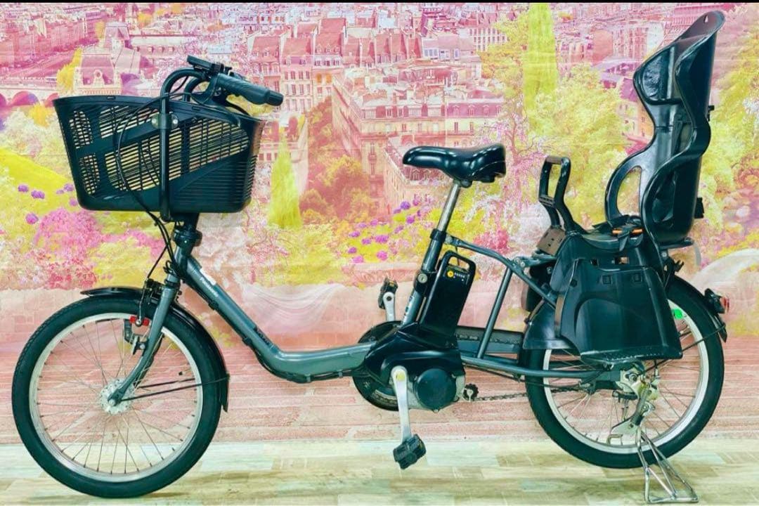 K2329 電動自転車パナソニック ギュット 子供乗せ 20インチ 送料無料