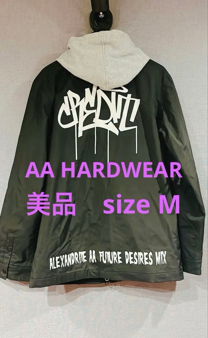 美品　スノーボードウェア　ダブルエーハードウェア　M