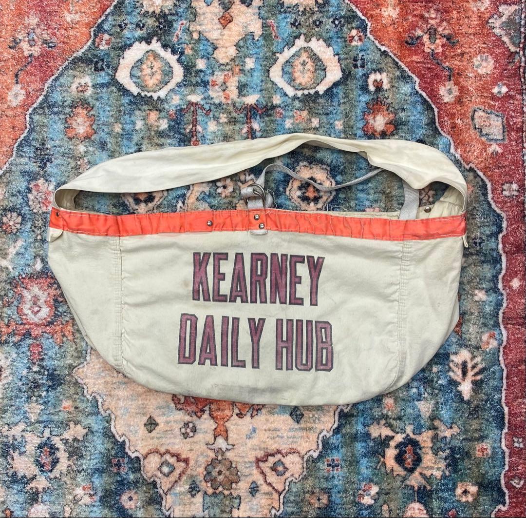 70s ニュースペーパーバッグ　染み込み