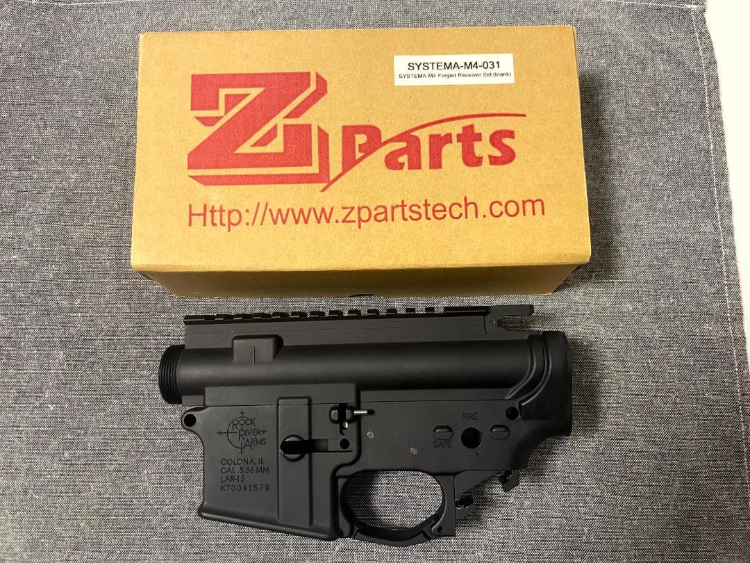 Zparts RRA刻印 レシーバーセットトレポン用 実物パーツ付き