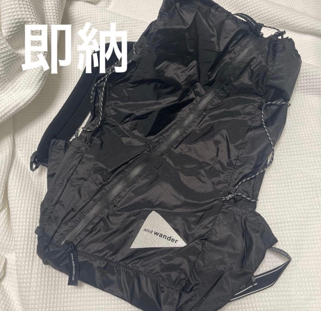 新品 未使用 アンドワンダー シル デイパック ブラック