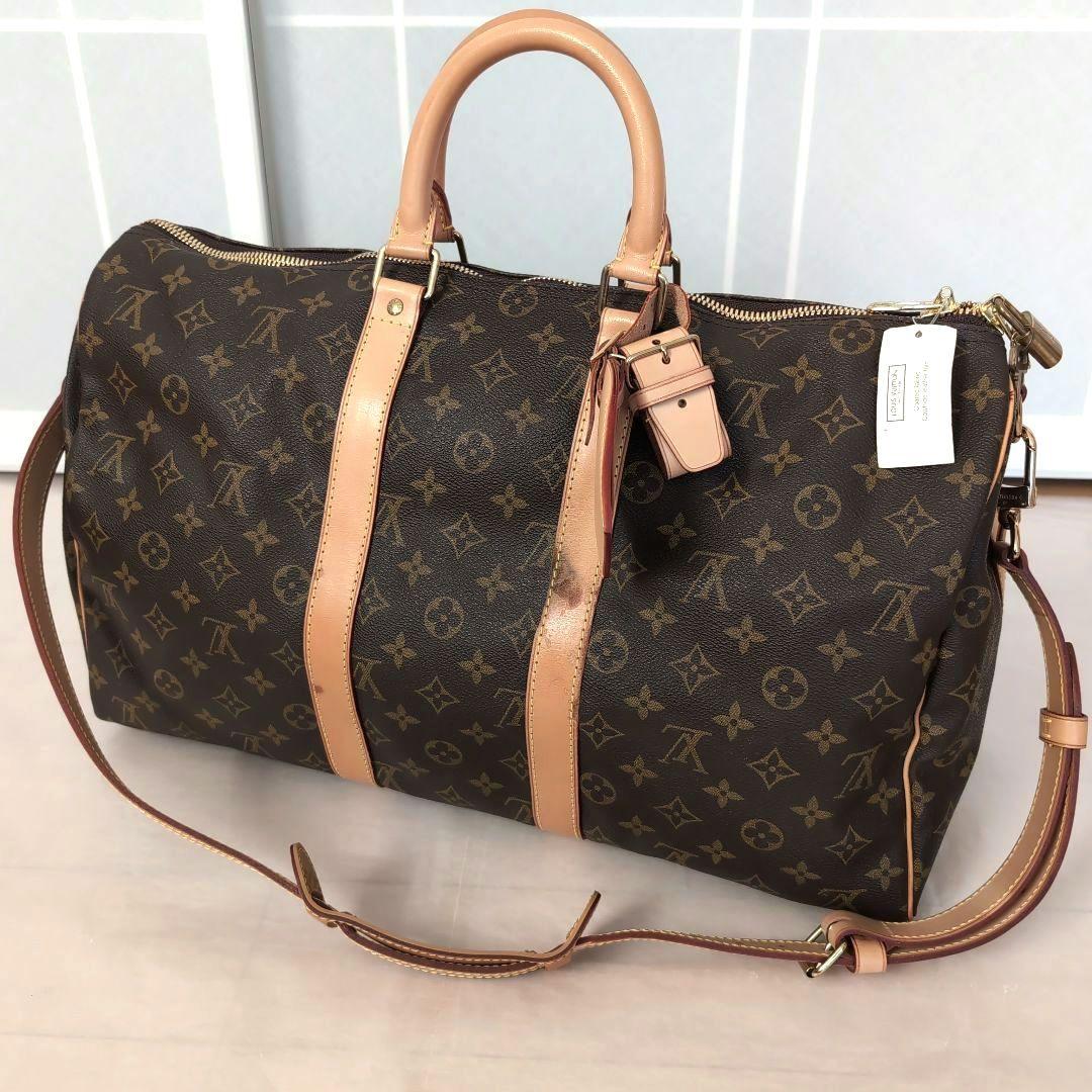 LOUISVUITTON　ルイヴィトン　キーポル45　ボストンバッグ　旅行用 大人気商品♪】ルイヴィトン☆キーポル バンドリエール 45 (Louis