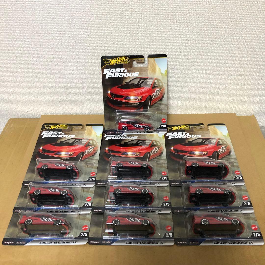 10台セット　ホットウィール　ワイルドスピード　ランサー エボリューション IX