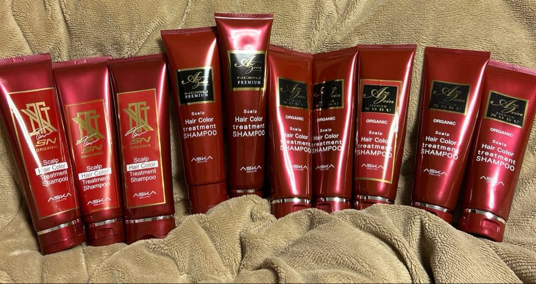 ASKA スカルプヘアカラートリートメントシャンプーセット