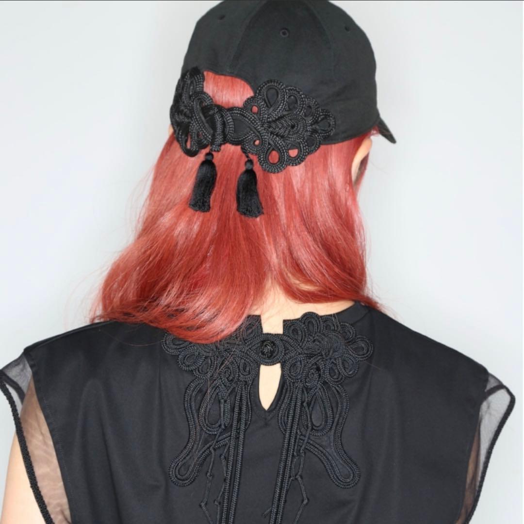 tanakadaisuke タナカダイスケSTUDIOUSチャイナリボンキャップ - メルカリ