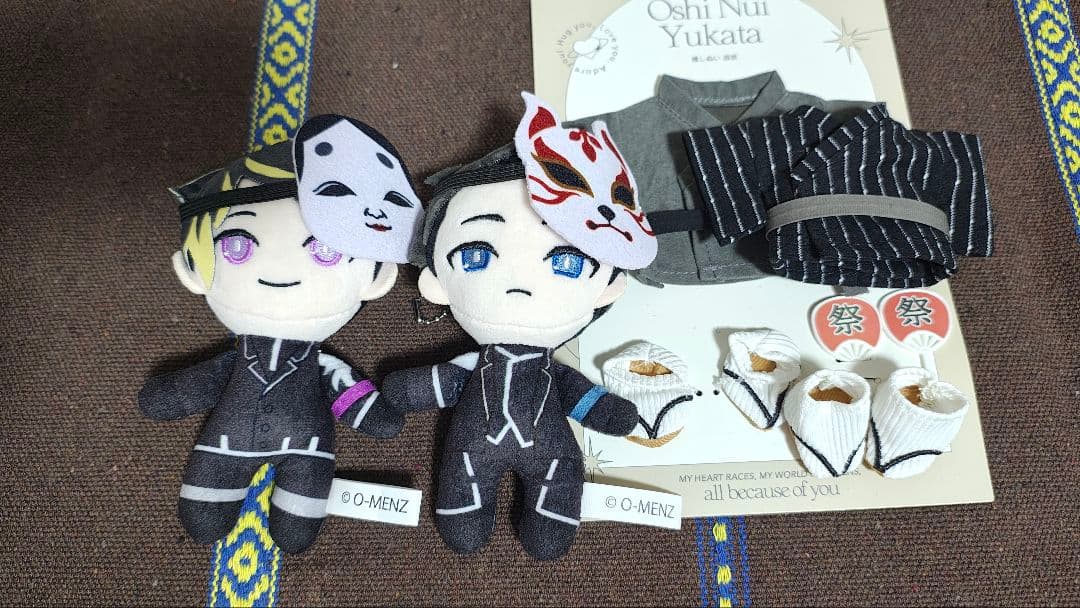 o-menzグッズまとめ Tシャツ、ぬい、ペンラ等