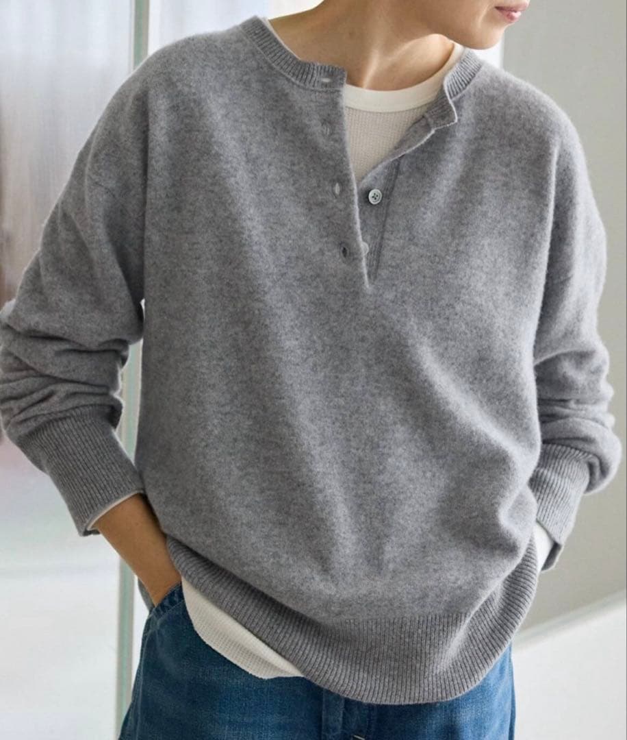 slobeiena ニット echecsヘンリープルオーバー SLOBE IENA｜echecs ヘンリープルオーバー | Rakuten Fashion(楽天