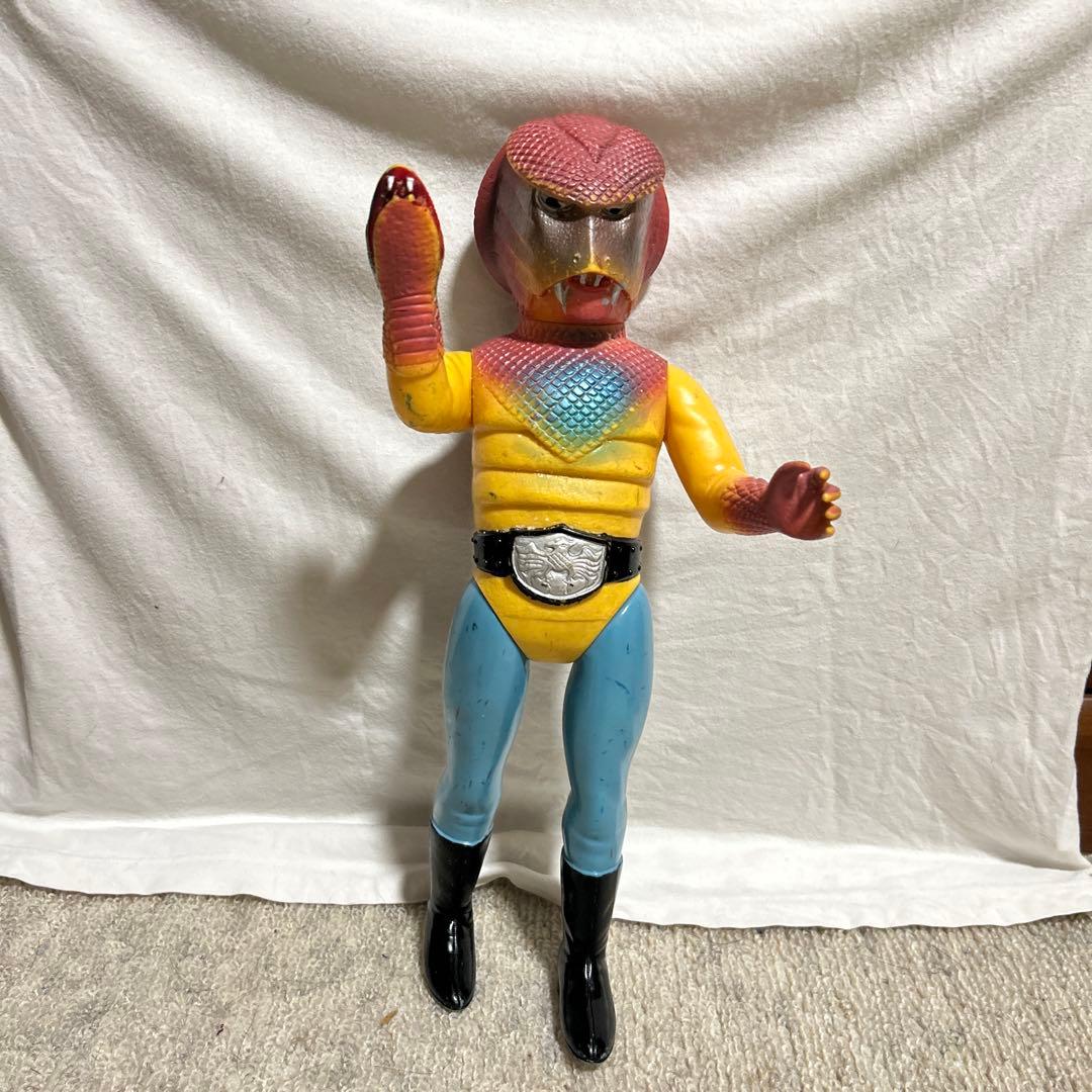 当時物　仮面ライダー　コブラ男　旧バンダイ 36センチ