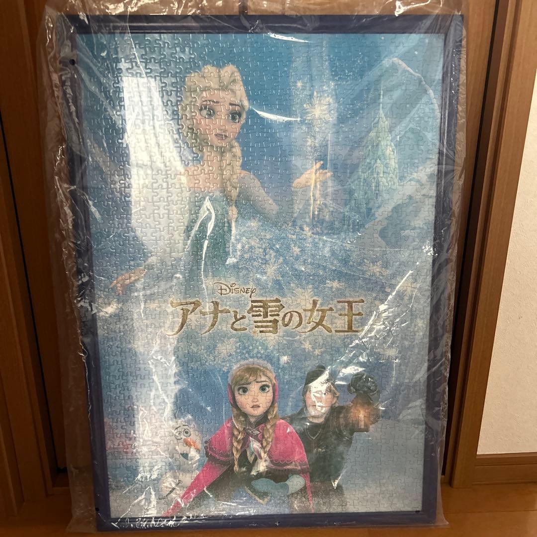 ディズニー アナと雪の女王 ジグソーパズル 完成枠付き ステンドアート ジグソーパズル 1000ピース 「氷の宮殿(アナと雪の女王