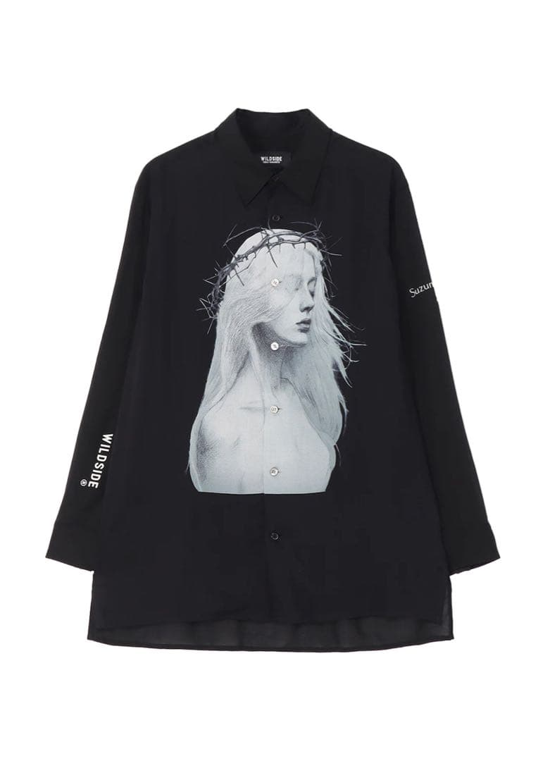 yohjiyamamoto 内田すずめRayon Shirt いばらの冠 - メルカリ
