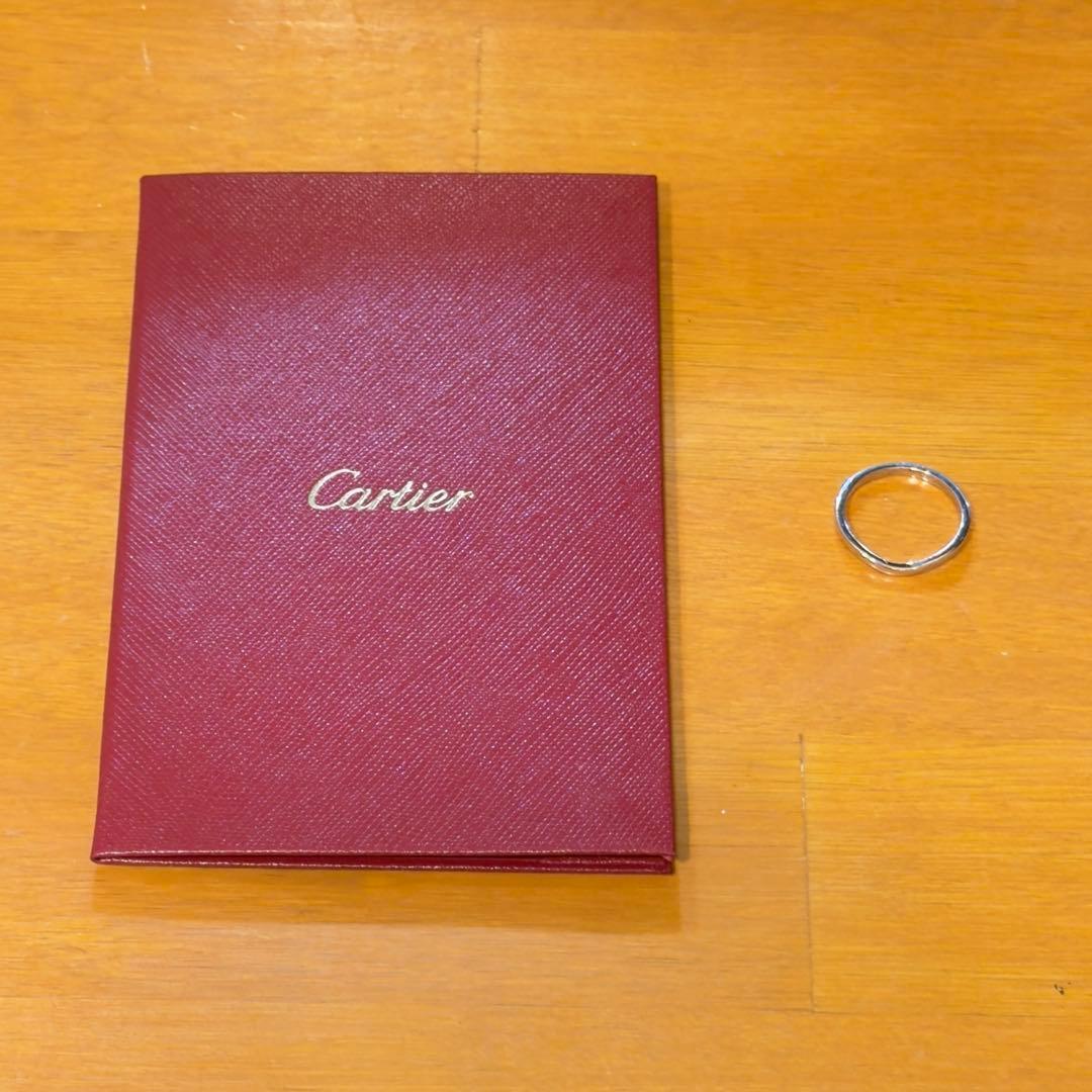 Cartier（カルティエ）Pt950 プラチナリング 15号 証明書付