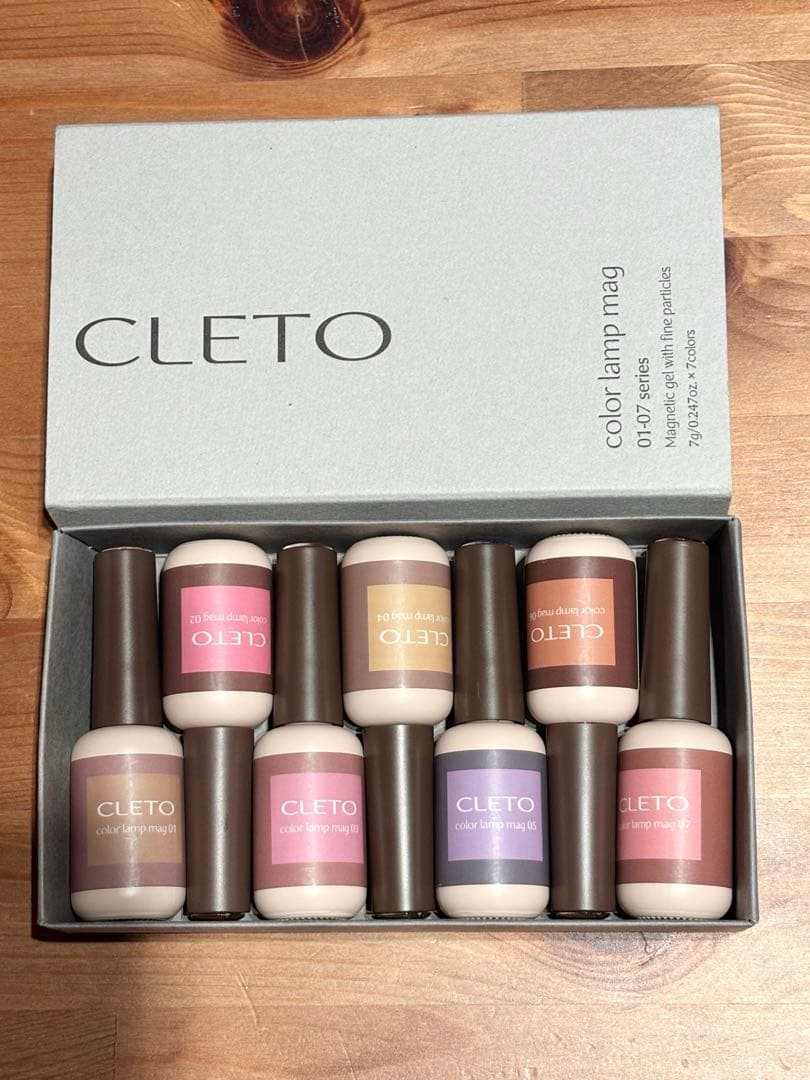 cleto／color lamp mag／ジェルネイル7色セット