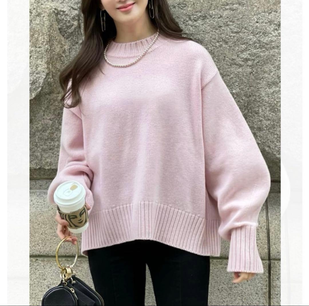 hyeon パンプキンニット　いちごみるく　ヘヨン