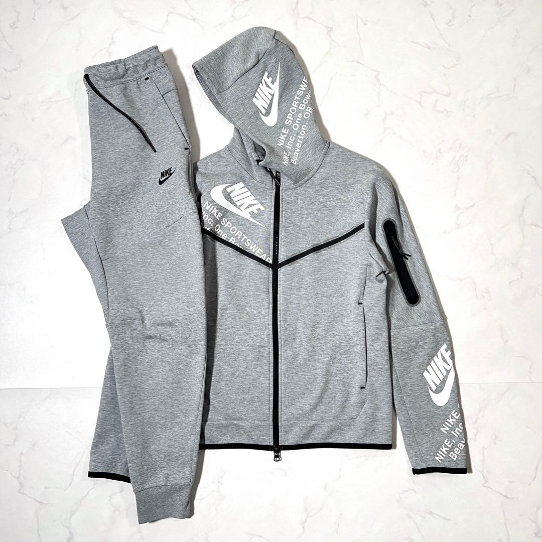 Nike ナイキ テックフリース セットアップ グレー 上下Sサイズ - メルカリ