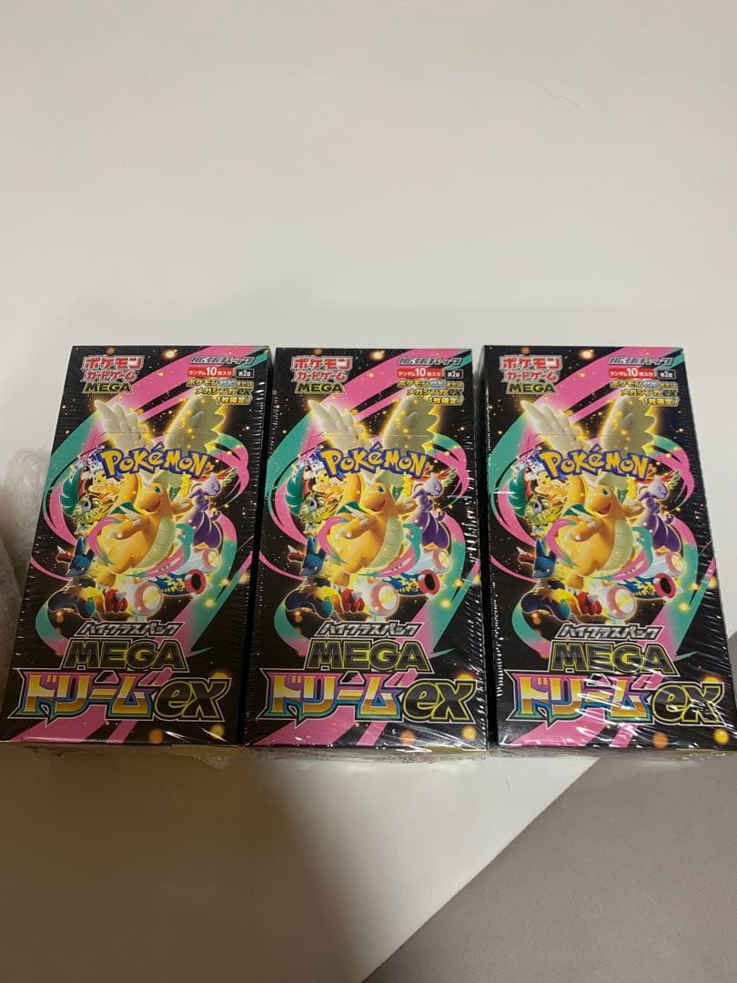 ポケモンカードゲーム MEGAドリームEX 3BOX シュリンク付き ポケモンカードゲーム MEGAドリームex 3BOX シュリンク付｜Yahoo
