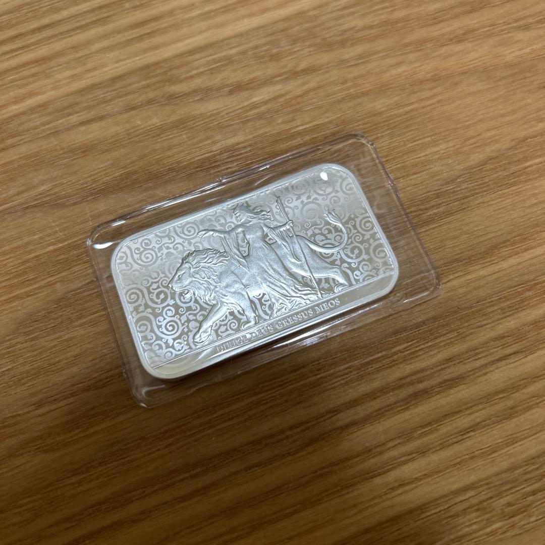 純銀　ウナとライオン　シルバーバー ウナとライオン 1オンス シルバーバー 2021 英国 ロイヤルミント : 4つ