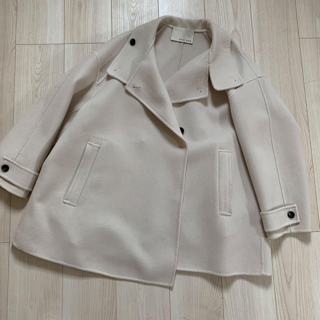 uncrave ダブルブレストコート　0サイズ FRAMeWORK（フレームワーク） アウター SUPER160sダブルブレストコート