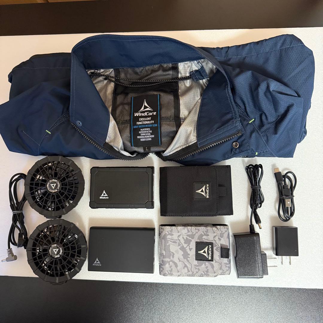 ワークマン WindCore 空調服(Lサイズ) セット