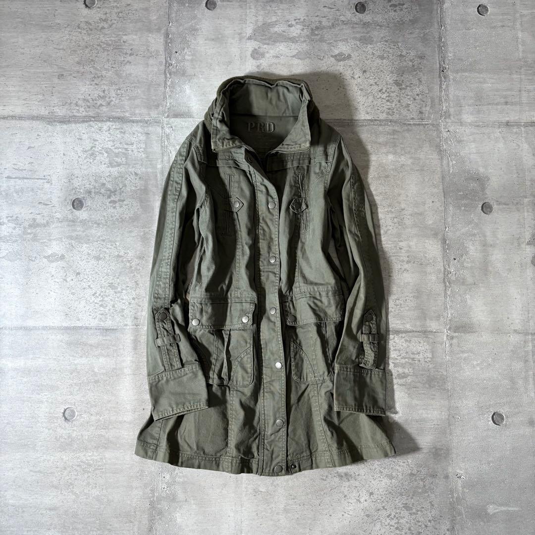 00s ミリタリージャケット 平成ギャル ボリュームネック y2k グランジ