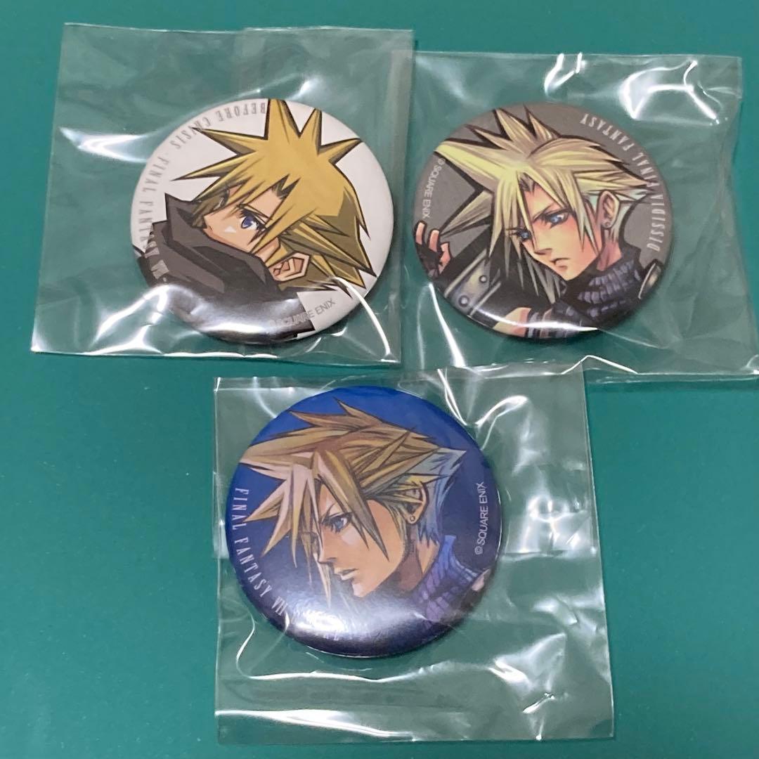 ファイナルファンタジーVII 缶バッジ FF7ピンバッジコレクション