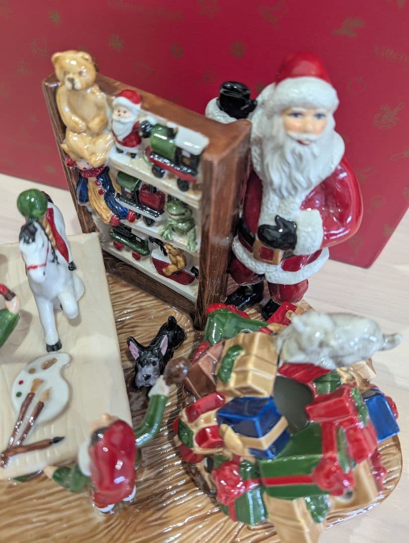 Villeroy & Boch　ビレロイボッホ クリスマス 陶器　置物　箱付き