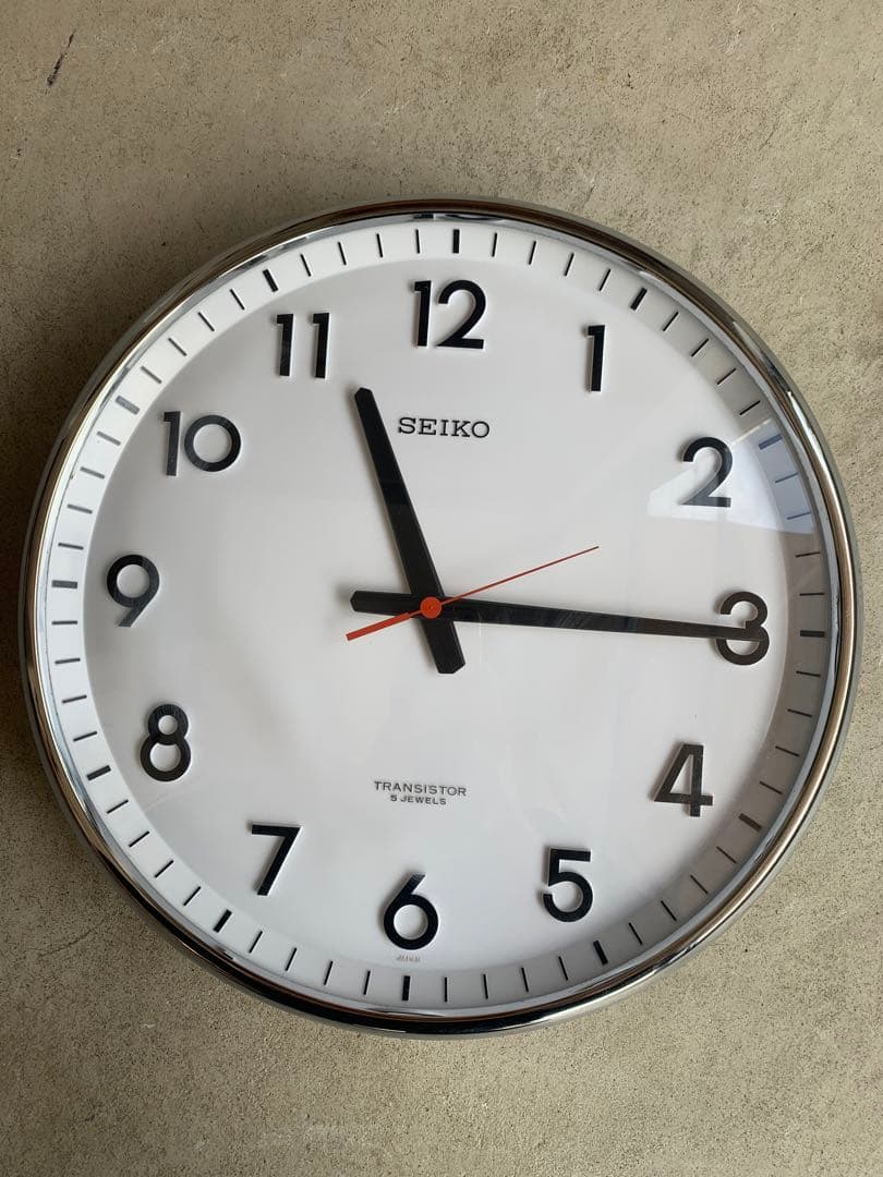ジャンク SEIKO セイコー トランジスタクロック TTX-609 壁掛け時計