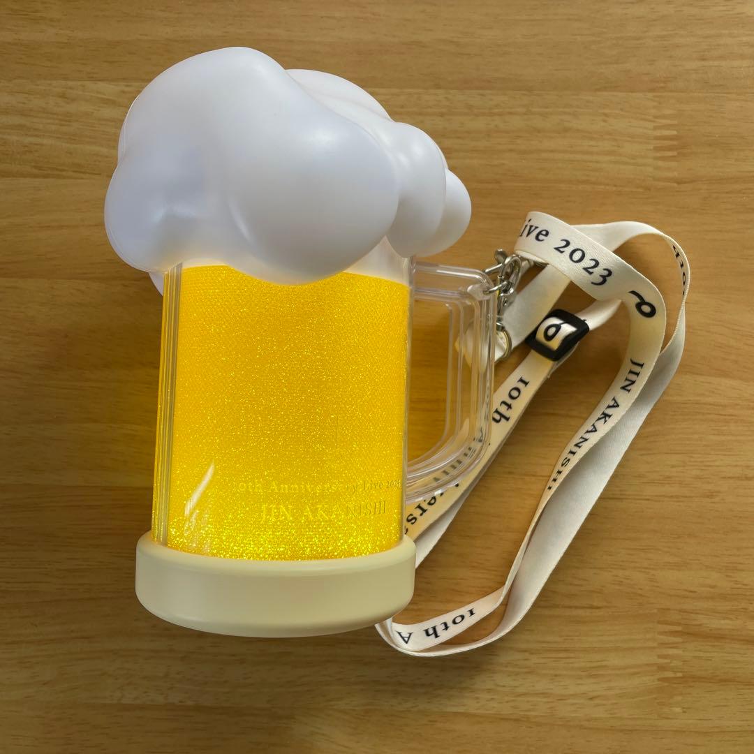 赤西仁 10周年ライブ ビール型ペンライト - メルカリ