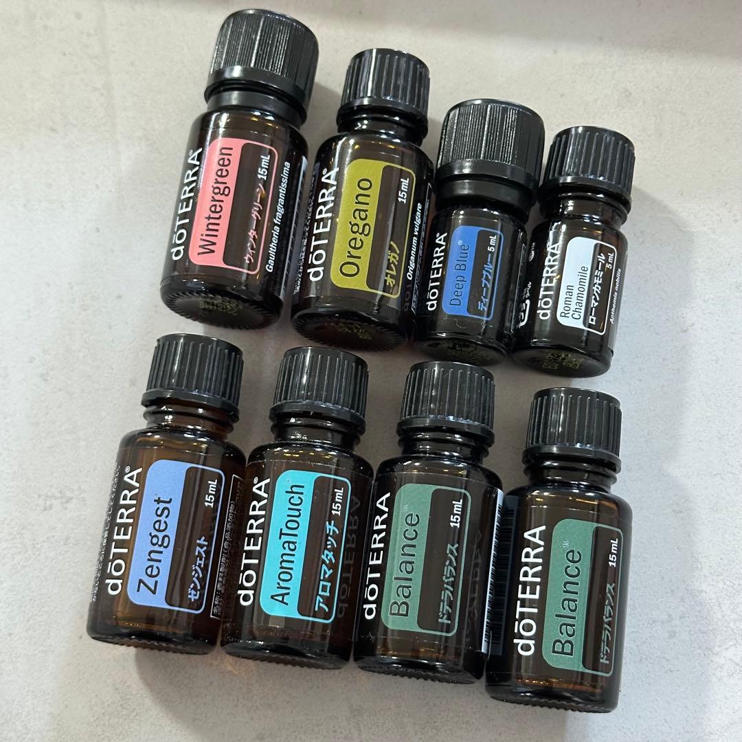 【残量9割】doTERRA エッセンシャルオイル8本セット