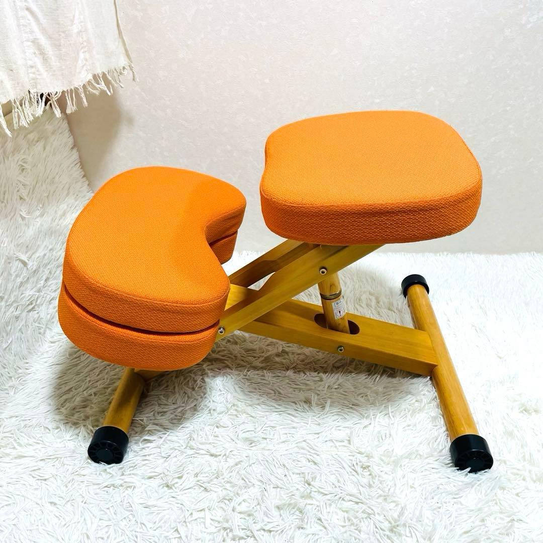 【良美品】宮武製作所　プロポーションチェア バランスチェア 補助クッション付き