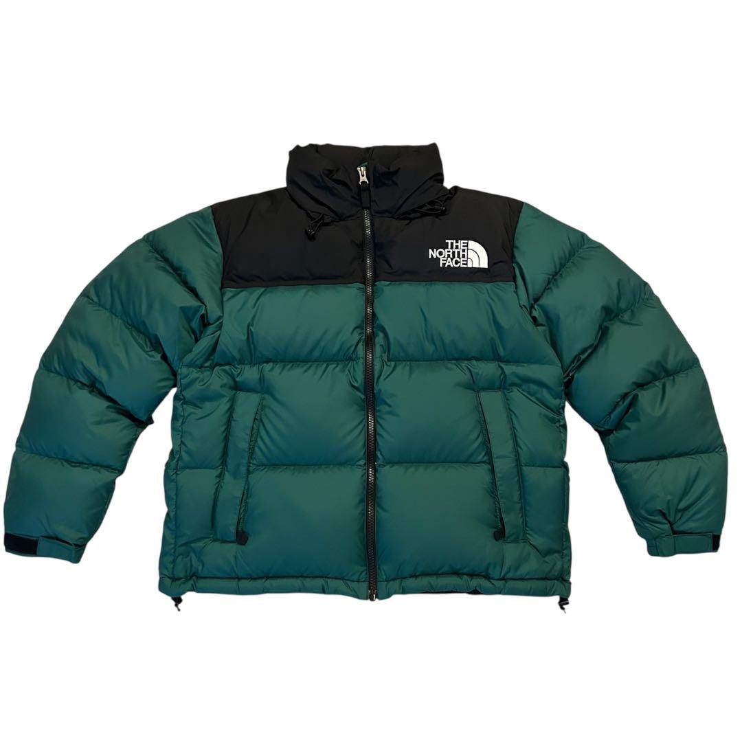 極美品ザ　ノースフェイス ヌプシジャケット グリーン　NDW9235 ダウン
