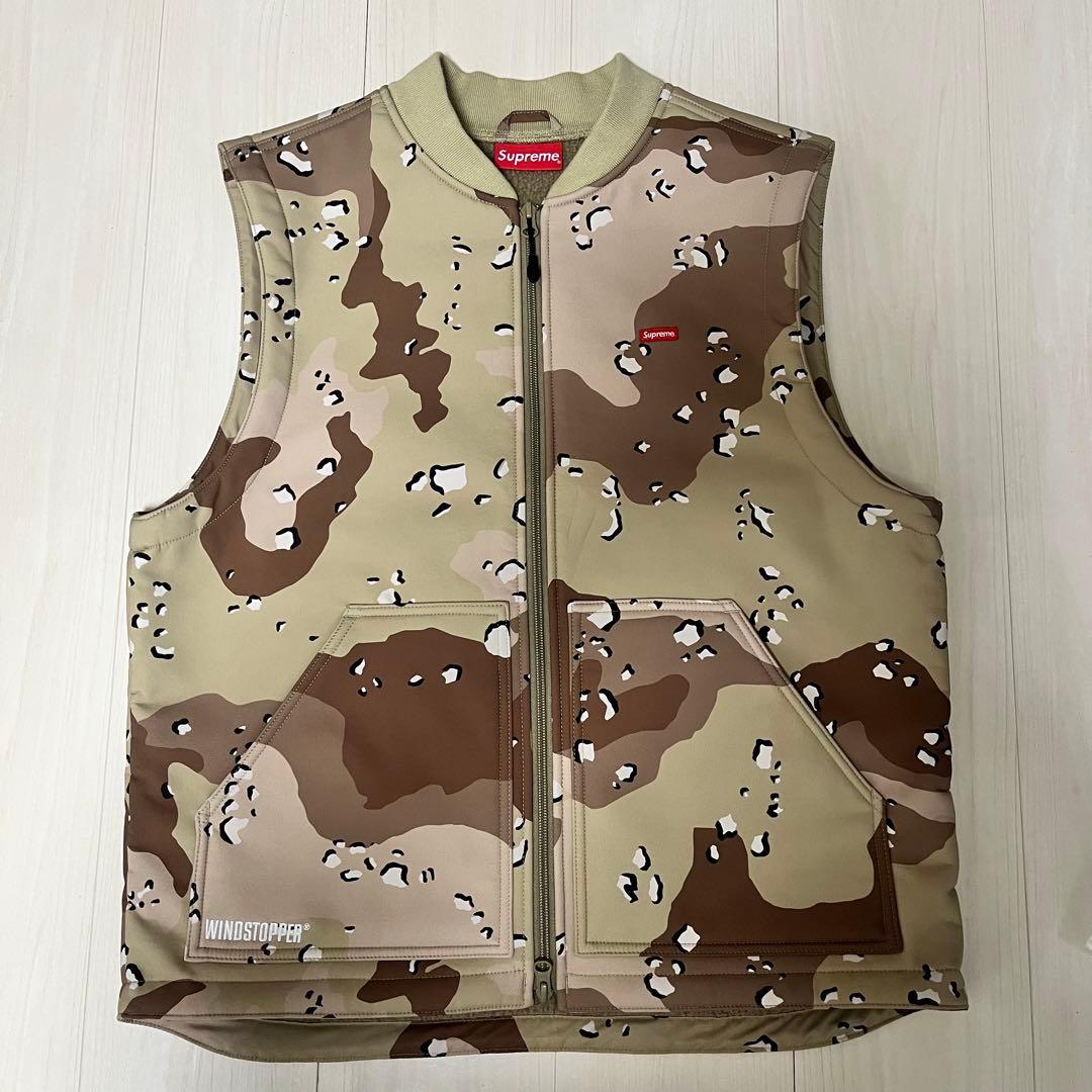 supreme WINDSTOPPER Vest Sサイズ チョコチップカモ